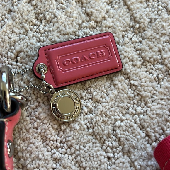 🔥COACH signature stripe vintage handbag F19218 - Picture 7 of 11